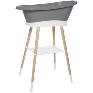 Bebe Jou Babybadewanne Sense Edition , Dunkelgrau , Kunststoff , 41.5x30.8 cm , Baden & Wickeln, Babywannen