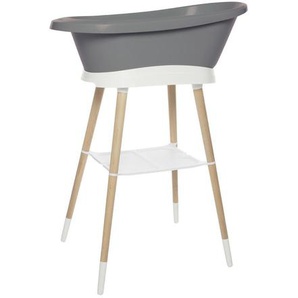 Bebe Jou Babybadewanne Sense Edition, Dunkelgrau, Kunststoff, 41.5x30.8x79.5 cm, Baden & Wickeln, Babywannen