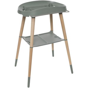 Bebe Jou Badewannenständer Breeze Green , Grün , Holz , Buche , 60x83.4 cm , Made in EU , Baden & Wickeln, Babywannen