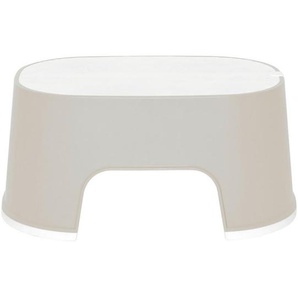 Bebe Jou Tritthocker Grow, Taupe, Kunststoff, 33.7x22.9x15.5 cm, rutschfeste Trittfläche, hohe Standfestigkeit, Pflegen, Babytoilette, Baby / Kinder