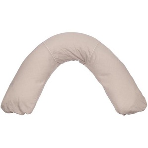 Bebes Collection Stillkissen Pünktchen Rosa , Rosa , Textil , 48 L , Füllung: Mikroperlen , 40 cm , Oeko-Tex® Standard 100 , Bezug abnehmbar, waschbar, schadstoffgeprüft, mit Reißverschluss , Babyernährung, Stillkissen