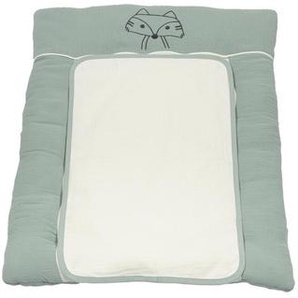 Bebes Collection Wickelauflage, Creme, Grün, Textil, Füllung: Polyester, 55x70 cm, Oeko-Tex® Standard 100, schadstoffgeprüft, Bezug waschbar, Baden & Wickeln, Wickeln, Wickelauflagen