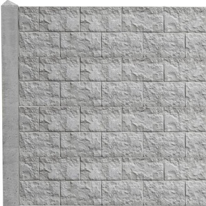 Beckers Betonzaun Betonzaun Erweiterungsset Casa Borsika mit Eckpfosten 154 cm GLO788300704