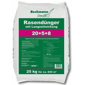 Beckmann - profi Rasendünger 25 kg Langzeitwirkung Langzeitrasendünger Startdünger