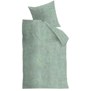Beddinghouse Flanell Bettwäsche Frost - grün - Materialmix - 155 cm | Möbel Kraft