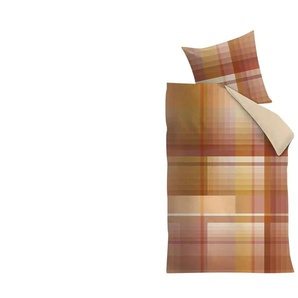 Beddinghouse Satin Wende-Bettwäsche Jones - orange - Materialmix - 135 cm | Möbel Kraft