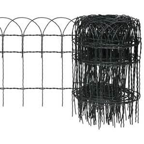 Beetzaun Pulverbeschichtetes Eisen 25×0,4 m