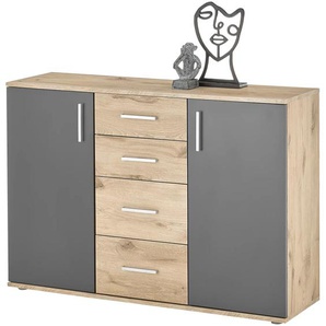 Bega Consult BC 1040 Kommode Holzwerkstoff 2 Türen/4 Schubkästen