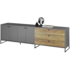Bega Consult Cheyenne Lowboard Beschichtete Spanplatte Grau/Braun