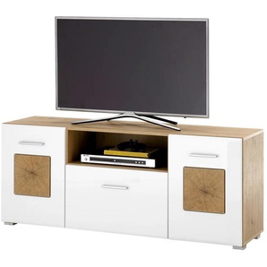 Bega Consult Georgia Lowboard Beschichtete Spanplatte Weiß/Braun