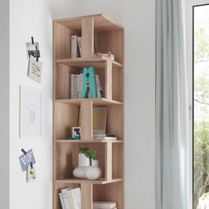 BEGA OFFICE Eckregal Corner Shelf, mit 6 offenen Fächer, 37,5x37,5x186 cm