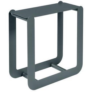 Behälter für Holzscheite Nevado metall grau / Hocker - L 60 x H 60 cm - Fermob - Grau
