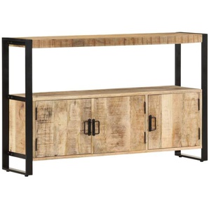 Beistellschrank 120x30x75 cm Massivholz Mango