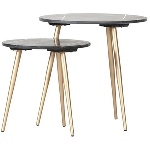 Beistelltisch 2er-Set Plateau ¦ grau