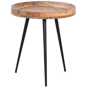 Beistelltisch Avar I Ø 45cm Braun