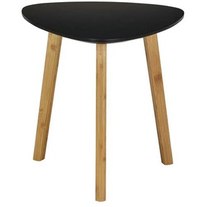 Beistelltisch  Bamboo ¦ schwarz ¦ Maße (cm): B: 40 H: 40