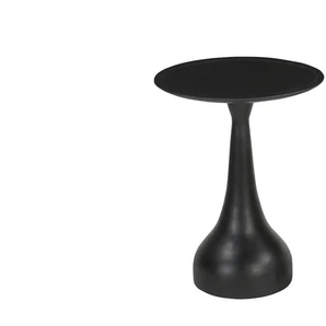 Beistelltisch  Black Smooth ¦ schwarz ¦ Maße (cm): H: 59  Ø: 46