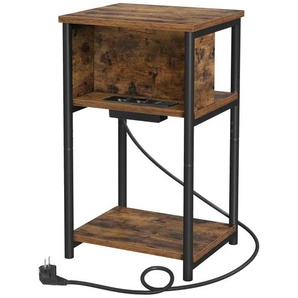 Beistelltisch   ¦ braun ¦ Maße (cm): B: 34 H: 58