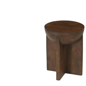 Beistelltisch  Rondura ¦ braun ¦ Maße (cm): H: 50  Ø: 40