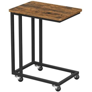 Beistelltisch   ¦ braun ¦ Maße (cm): B: 50 H: 60