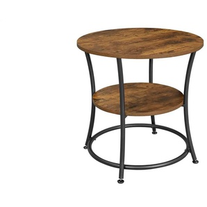 Beistelltisch   ¦ braun ¦ Maße (cm): H: 55  Ø: 55
