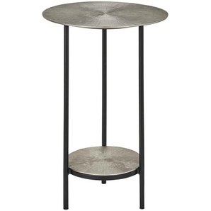 Beistelltisch  Cake ¦ silber ¦ Maße (cm): H: 62  Ø: 41