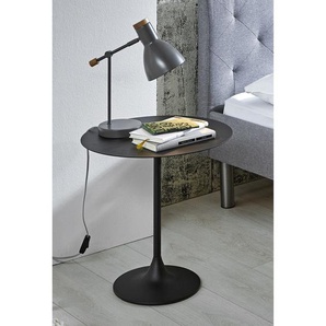 Beistelltisch Calpella Ø 45cm Schwarz