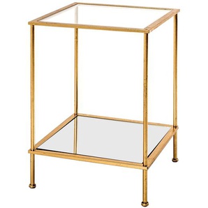 Beistelltisch Casa View II 39 x 55 x 39cm Gold