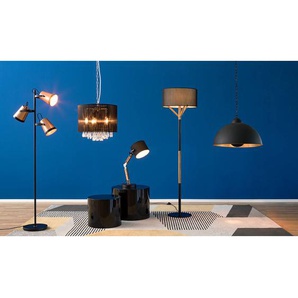 Beistelltisch Circle 2er-Set Ø 48cm Schwarz/Hochglanz Schwarz