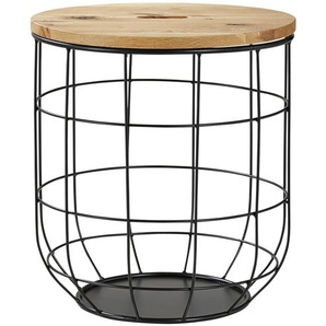 Beistelltisch  Corbello ¦ schwarz ¦ Maße (cm): H: 50  Ø: 45