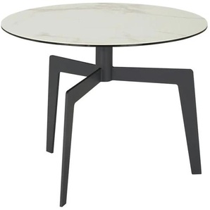 Beistelltisch  Daina ¦ weiß ¦ Maße (cm): H: 47  Ø: 60