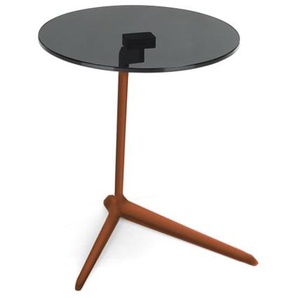 Beistelltisch Fabia, Rauchglas/Bronze