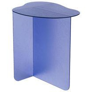 Beistelltisch Flow glas blau / 45 x 35 x H 45 cm - & klevering - Blau