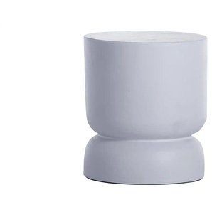 Beistelltisch  Glance ¦ grau ¦ Maße (cm): H: 46  Ø: 40