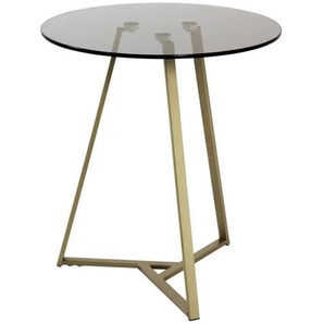 Beistelltisch   ¦ gold ¦ Maße (cm): B: 45 H: 50  Ø: 45