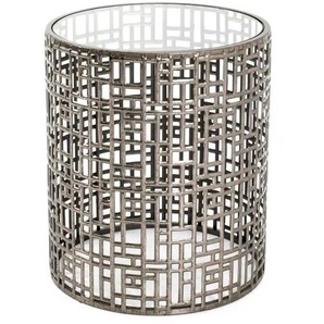 Beistelltisch - gold - Materialmix - 38 cm - 45 cm - 38.0 | Möbel Kraft