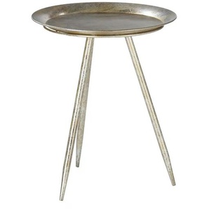 Beistelltisch - gold - Materialmix - 47 cm - 38.0 | Möbel Kraft