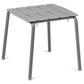 Beistelltisch Granada Aluminium grau, 45x52.8x48 cm
