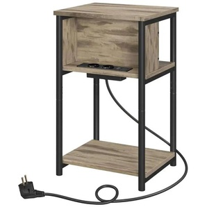 Beistelltisch ¦ grau ¦ Maße (cm): B: 34 H: 58