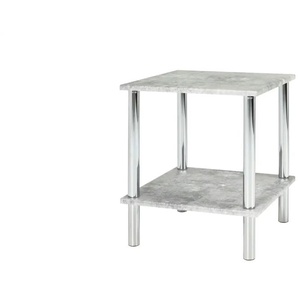 Beistelltisch   ¦ grau ¦ Maße (cm): B: 39 H: 47