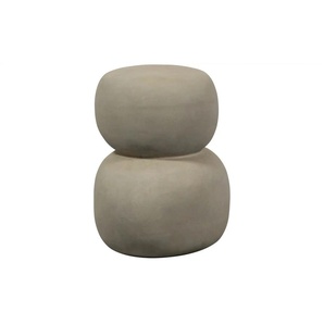 WOOOD Beistelltisch - grau - Materialmix - 35 cm - 47 cm | Möbel Kraft