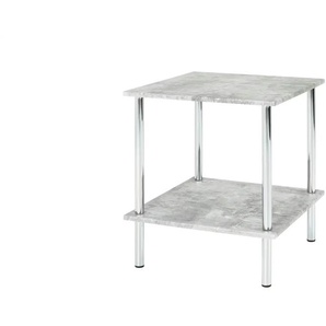 Beistelltisch - grau - Materialmix - 39 cm - 45 cm | Möbel Kraft