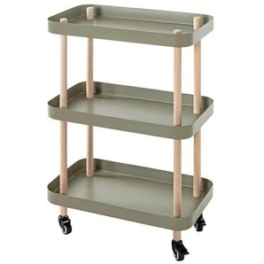 Beistelltisch - grün - Materialmix - 50 cm - 76 cm | Möbel Kraft