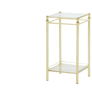 Beistelltisch   Halver  ¦ gold ¦ Maße (cm): B: 40 H: 73 T: 40.0
