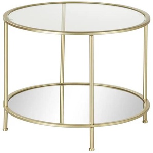 Beistelltisch   Harra ¦ gold ¦ Maße (cm): H: 45  Ø: 60