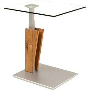 Beistelltisch - holzfarben - Materialmix - 47 cm - 47 cm | Möbel Kraft