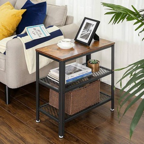 Beistelltisch I 60 x 60 x 30cm Braun