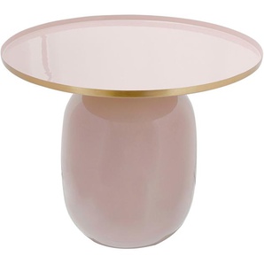 Beistelltisch KAYOOM Beistelltisch Art Deco 525 Tische Gr. B/H/T: 51 cm x 41 cm x 51 cm, rosa (altrosa, gold, rosa, rosa) Beistelltische Dekorativ, glanzvolle Lackierung, stilvolles Design