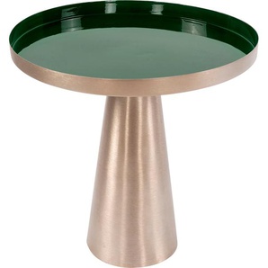 Beistelltisch KAYOOM Beistelltisch Morrison 425 Tische grün (dunkelgrün, dunkelgrün) Beistelltische in Tablettform, pflegeleicht, Tablettrandhöhe: 3,2 cm