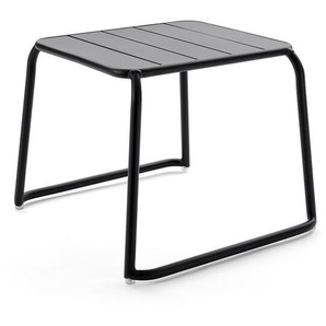 Beistelltisch Malaga Aluminium schwarz, 49x65.2x60.5 cm